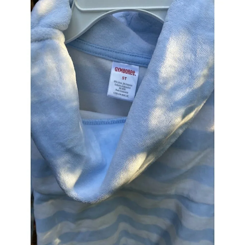Gymboree Sz 5T‎ Blue White Stripe Girls Dress